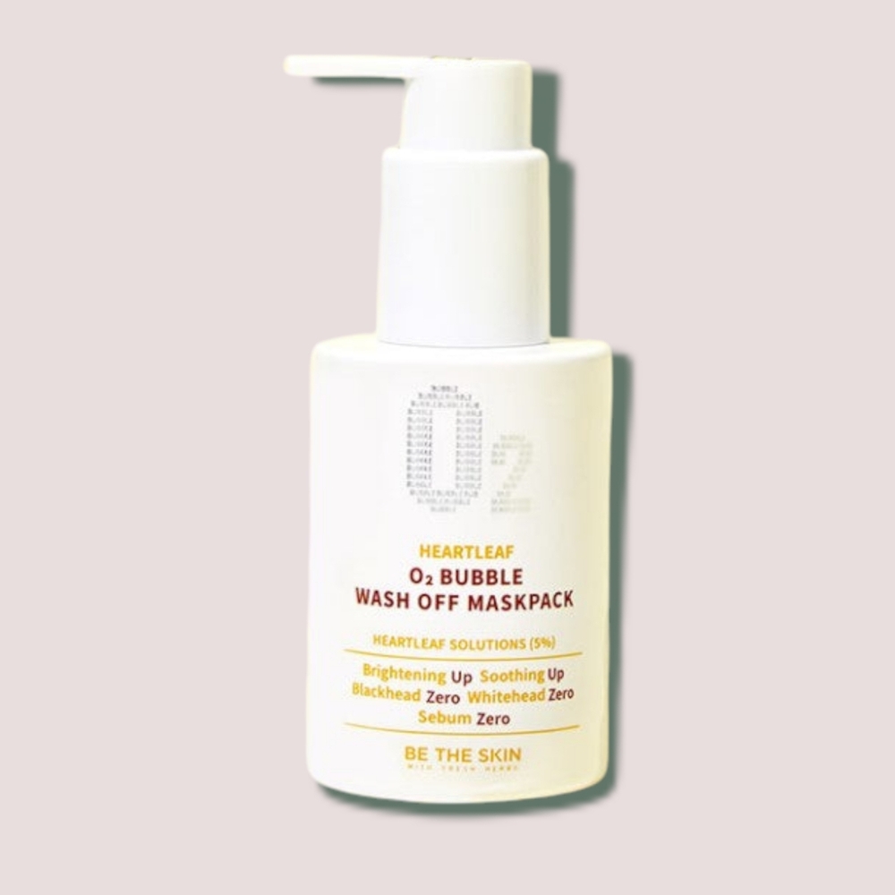 BE THE SKIN - Heartleaf O² Bubble Wash Off Mask Pack